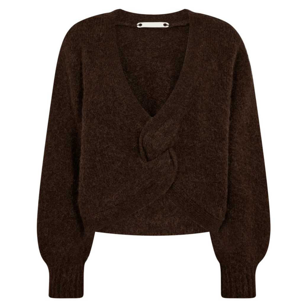 Cocouture Cozy Trui Bruin Nieuw 