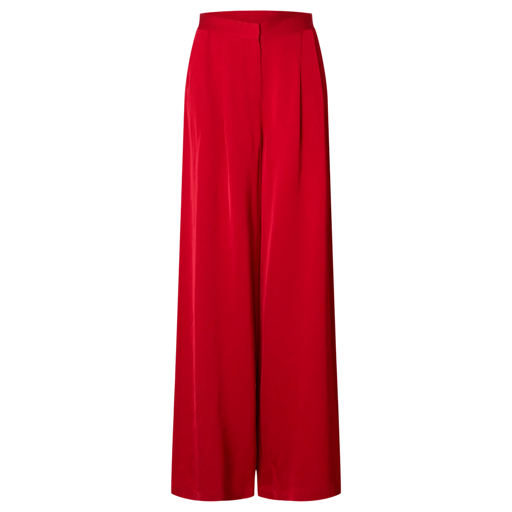 Selected Femme Leonore Pants Red 